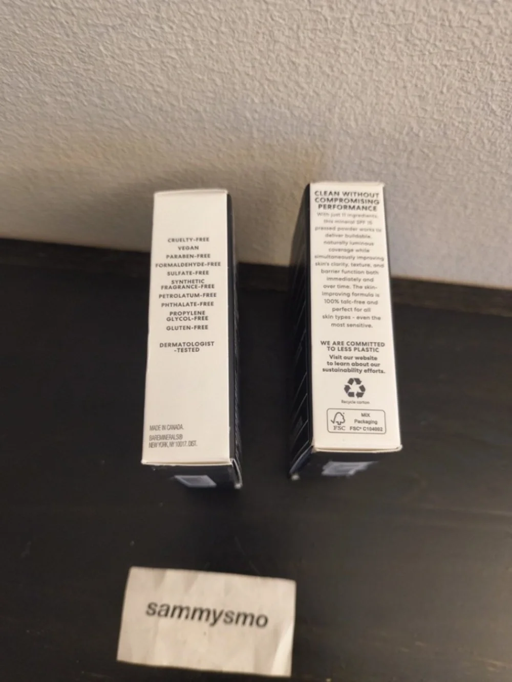 BareMinerals Original Pressed Powder Foundation, spf 15 GOLDEN IVORY 07 x2 01/27